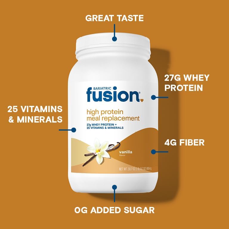Amazon.com: Bariatric Fusion Vanilla High Protein Meal Replacement